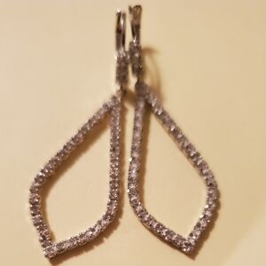 *Crystal Hoop Earrings